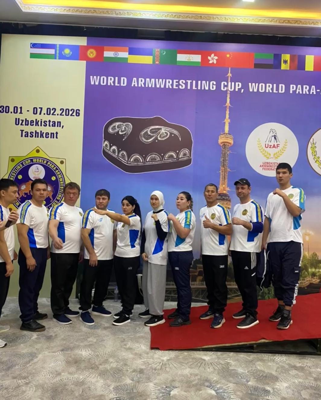 Ташкент қаласындағы бүкіләлемдік параолимпиада аясында армспорт (армрестлинг) жарыстары